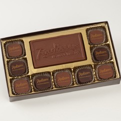 Radisson 9 Pc Truffle Box with Logo Bar 